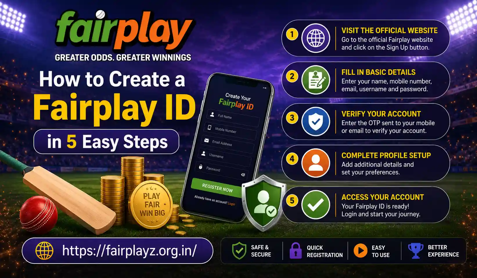 How to Create a Fairplay ID in 5 Easy Steps